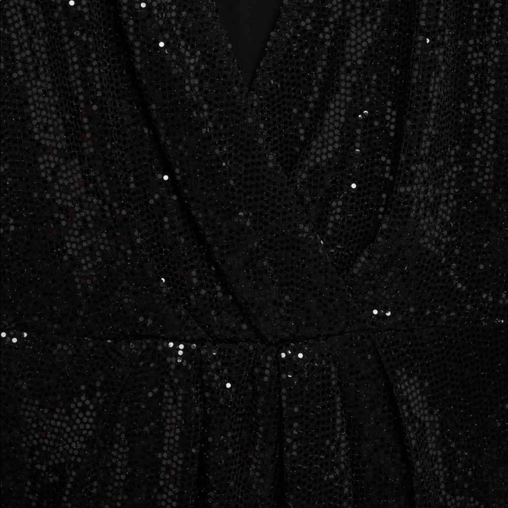 Mango Sequin Wrap Dress - image 5